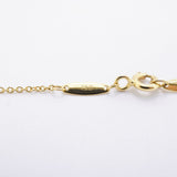 ★最終価格【6jdb0427-15】ティファニー ネックレス バイザヤード 1PD K18YG イエローゴールド ダイヤモンド【中古】レディース