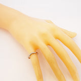 ★最終価格【6jdb0427-27】ティファニー リング カーブドバンド Pt950 プラチナ ダイヤモンド 9号【中古】レディース