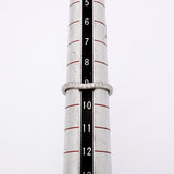 ★最終価格【6jdb0427-27】ティファニー リング カーブドバンド Pt950 プラチナ ダイヤモンド 9号【中古】レディース