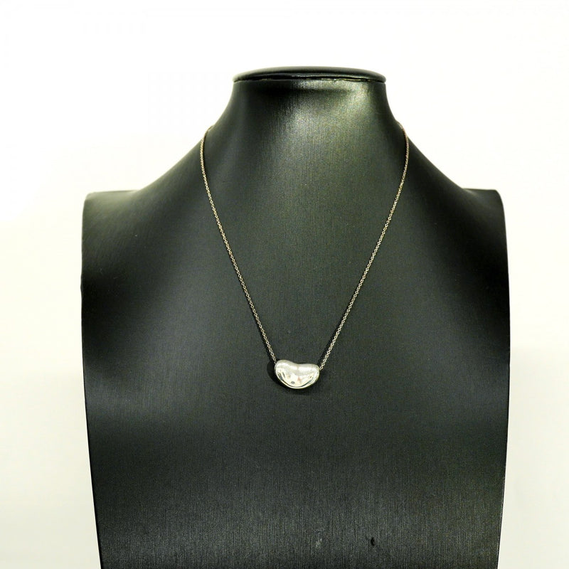 ★SALE【6jdb0473-k】ティファニー ネックレス ビーン シルバー925【中古】レディース
