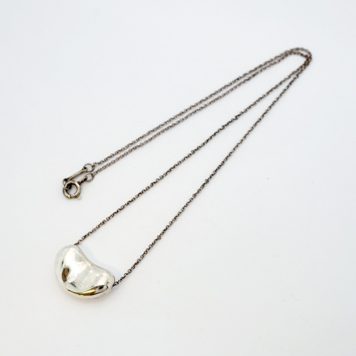 ★SALE【6jdb0473-k】ティファニー ネックレス ビーン シルバー925【中古】レディース