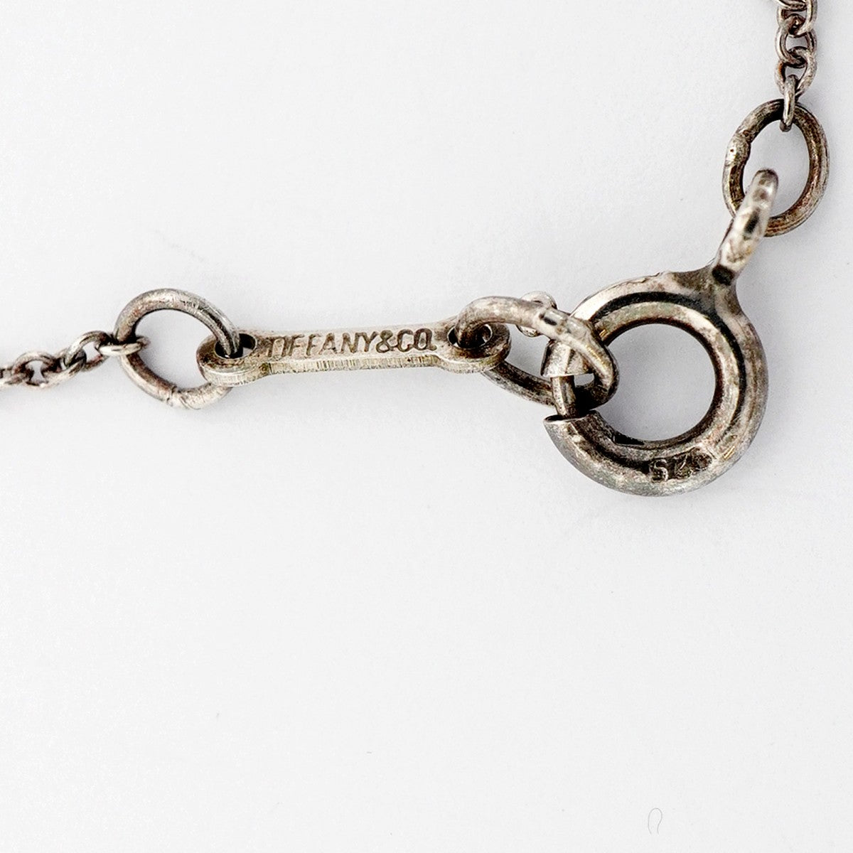 ★SALE【6jdb0473-k】ティファニー ネックレス ビーン シルバー925【中古】レディース