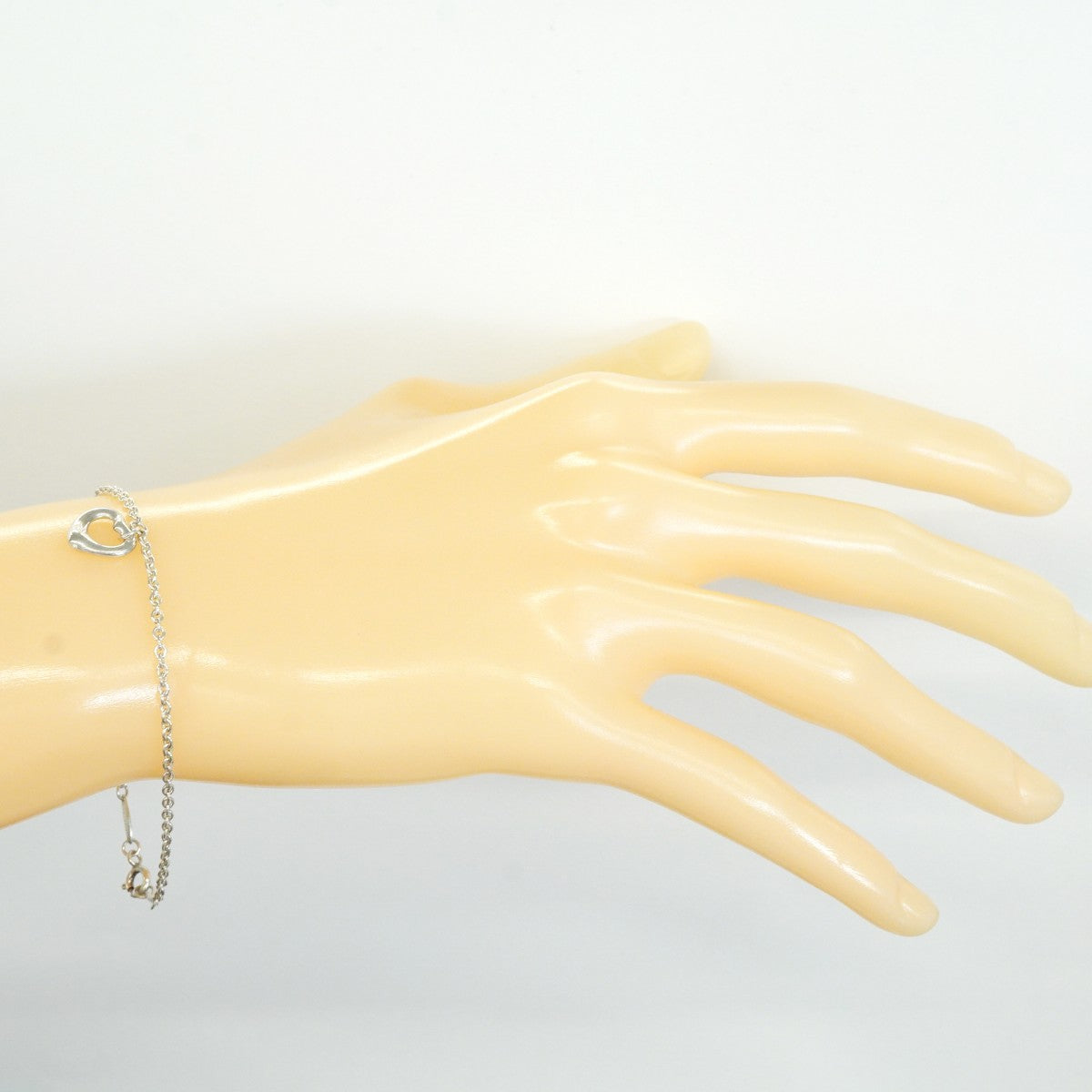 ★最終価格【6jdb0496-k】ティファニー ブレスレット オープンハート シルバー925【中古】レディース