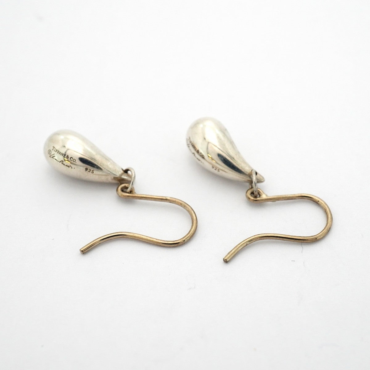 【6jdb0556】ティファニー ピアス ティアドロップ シルバー925【中古】レディース