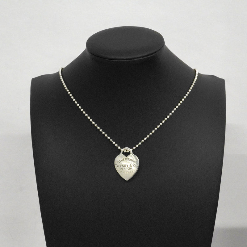 ★最終価格【6jdb0592-k】ティファニー ネックレス リターントゥハート シルバー925【中古】レディース