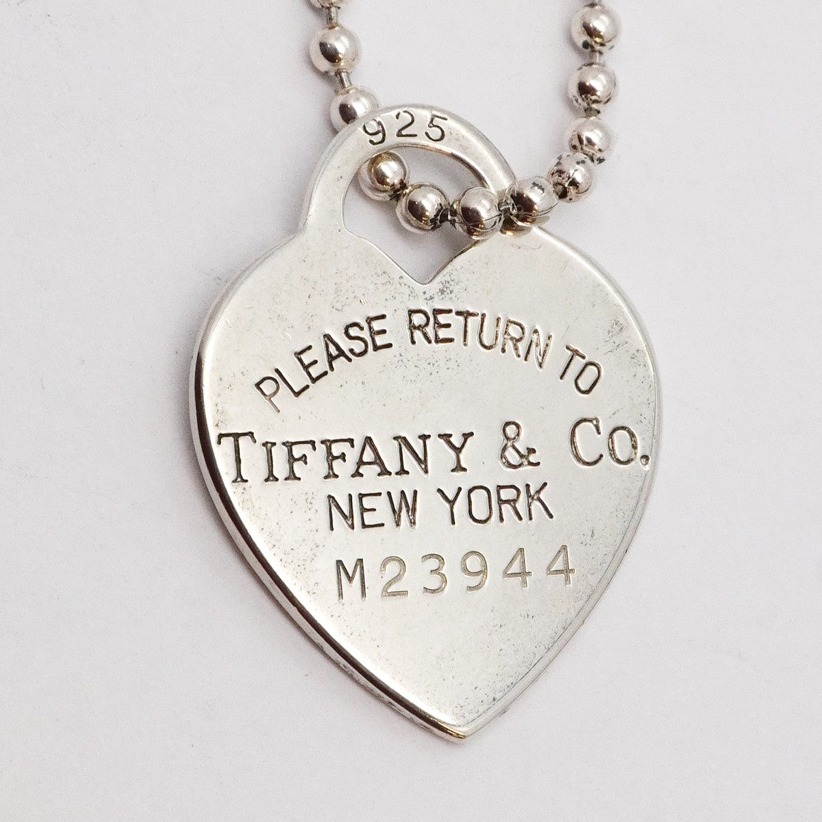 ★最終価格【6jdb0592-k】ティファニー ネックレス リターントゥハート シルバー925【中古】レディース