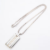 ★SALE【6jdb0642-k】ティファニー ネックレス アトラス プレート/ボールチェーン シルバー925【中古】レディース