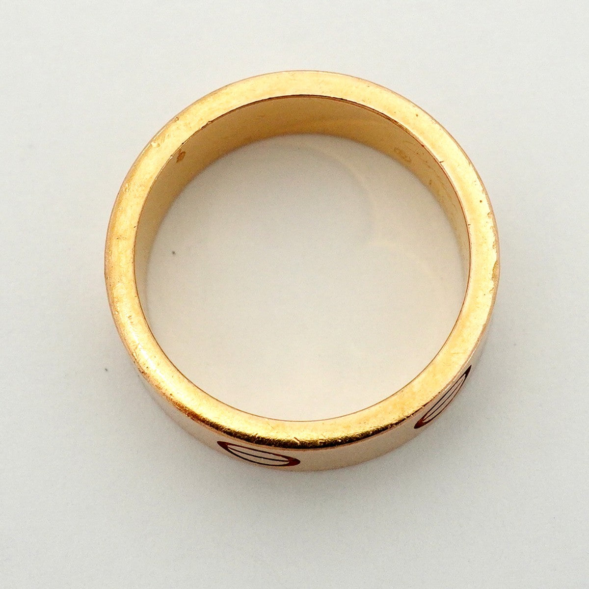 【6jdb0682】カルティエ リング ラブ K18PG ピンクゴールド ＃48【中古】レディース