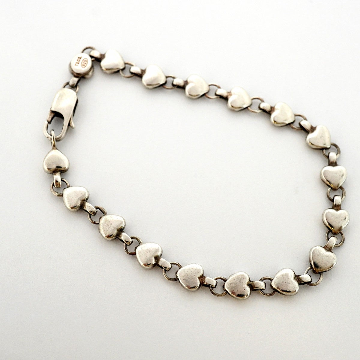 【6jdb0705-k】ティファニー ブレスレット ハートリンク シルバー925【中古】レディース