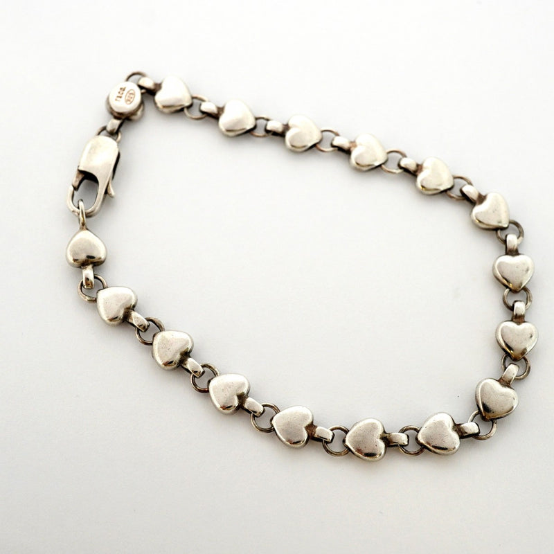 【6jdb0705-k】ティファニー ブレスレット ハートリンク シルバー925【中古】レディース
