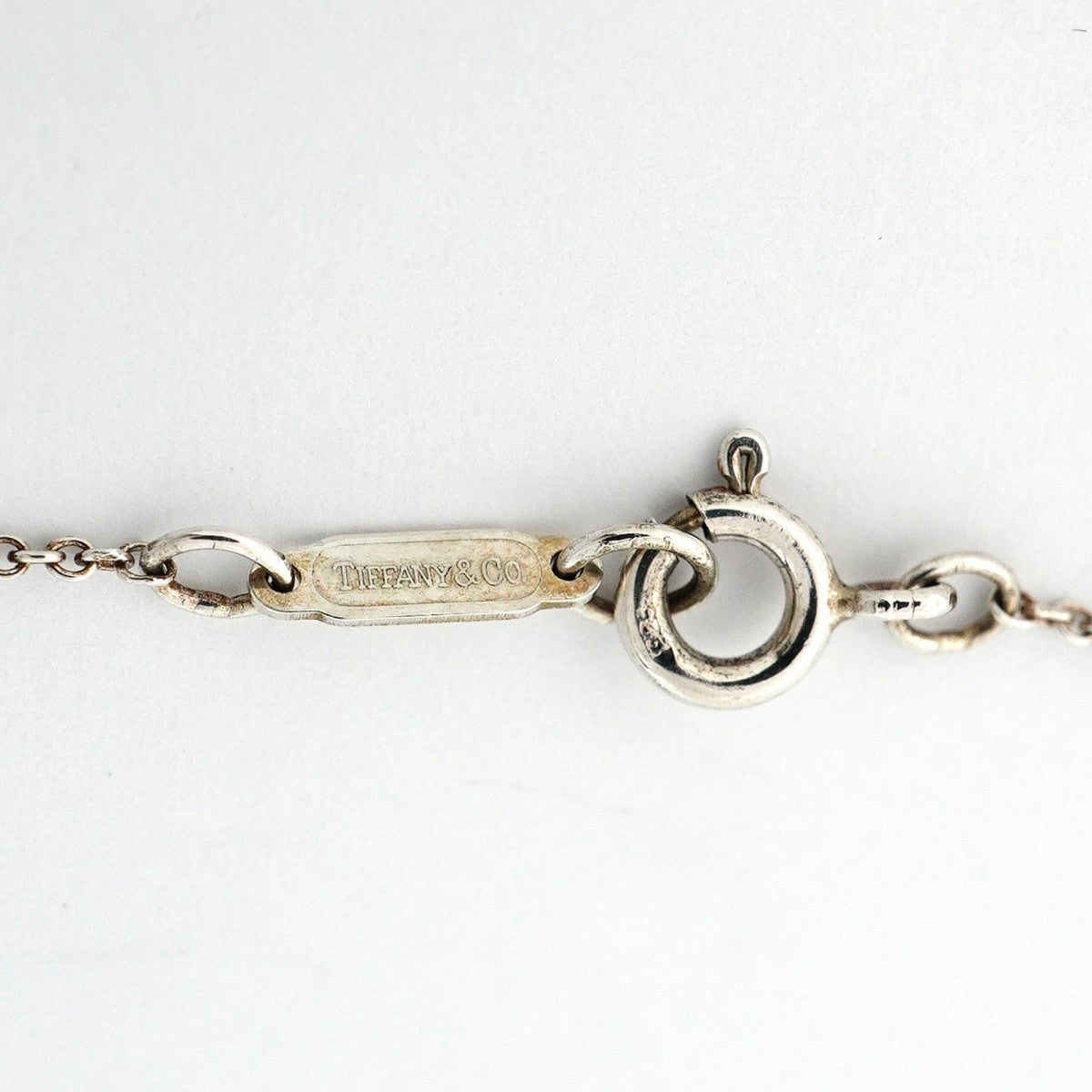 【6jdb0740-k】ティファニー ネックレス リボンモチーフ シルバー925【中古】レディース