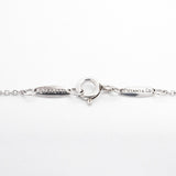 【6jdb0750-k】ティファニー ネックレス バイザヤード シルバー925 アクアマリン ブルー【中古】レディース