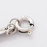 【6jdb0750-k】ティファニー ネックレス バイザヤード シルバー925 アクアマリン ブルー【中古】レディース