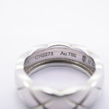 ★SALE【6jdb0800】シャネル リング ココクラッシュ K18WG ホワイトゴールド ＃48【中古】レディース