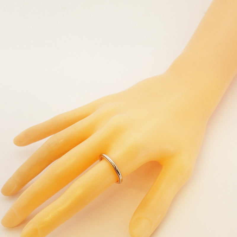 【6jdb0953】ティファニー リング ミルグレイン K18PG ピンクゴールド Pt950 プラチナ 15号【中古】メンズ レディース ユニセックス