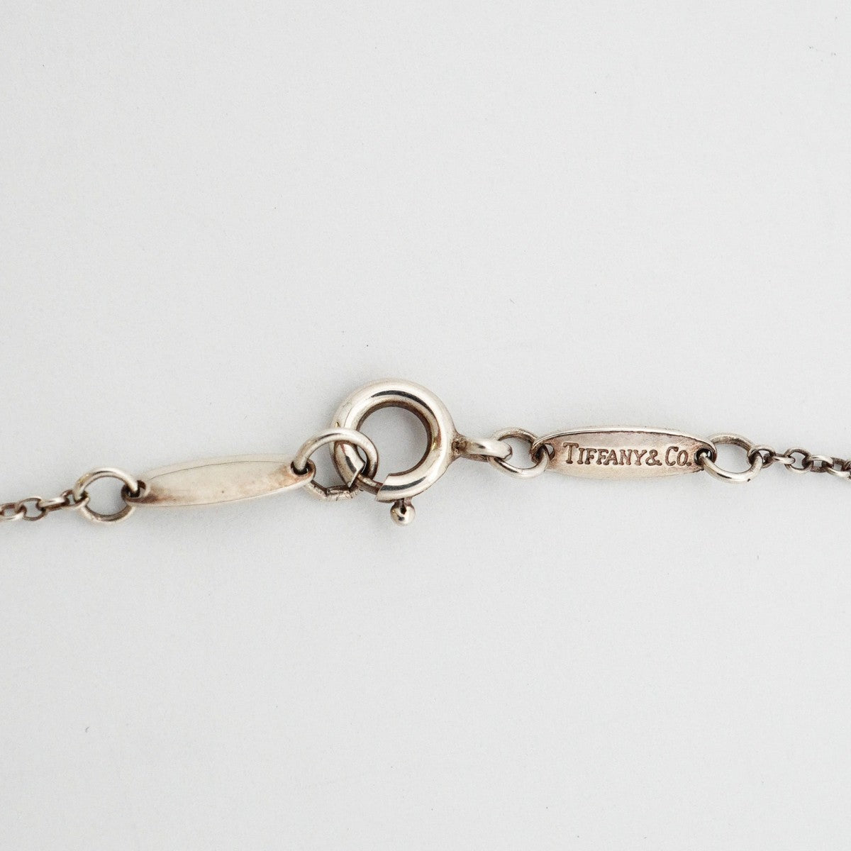 【6jdb0977】ティファニー ネックレス オープンクロス シルバー925【中古】レディース