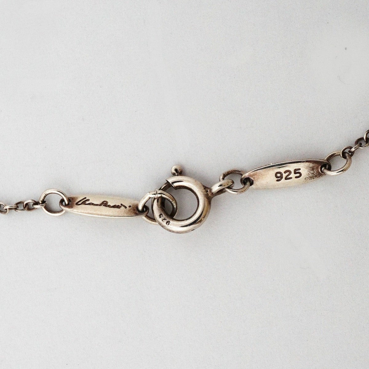 【6jdb0977】ティファニー ネックレス オープンクロス シルバー925【中古】レディース