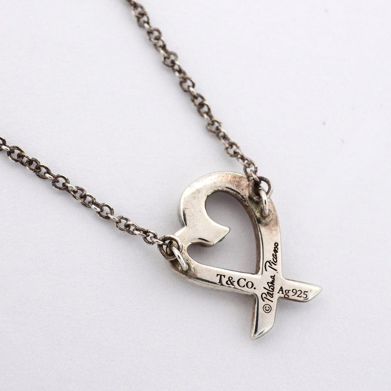 【6jdb0991-k】ティファニー ネックレス ラビングハート シルバー925【中古】レディース