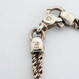 【6jfb0022-k】ティファニー ブレスレット センターノット/ダブルロープ シルバー925【中古】メンズ レディース ユニセックス