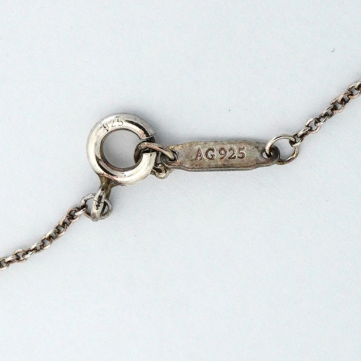 【6jfb0024-k】ティファニー ネックレス 1837/インターロッキング シルバー925 ルベドメタル【中古】レディース