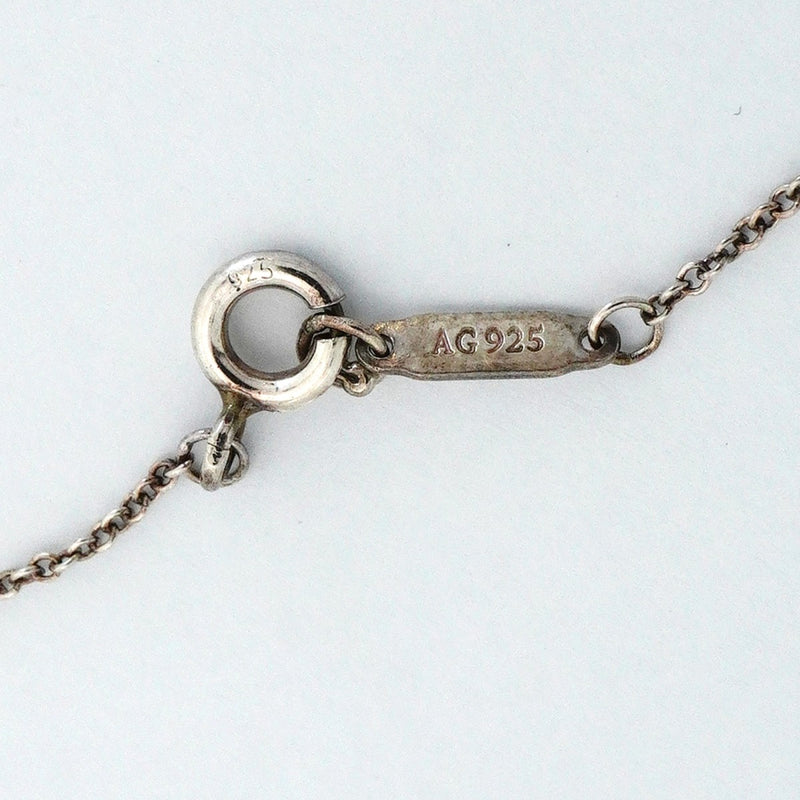 【6jfb0024-k】ティファニー ネックレス 1837/インターロッキング シルバー925 ルベドメタル【中古】レディース