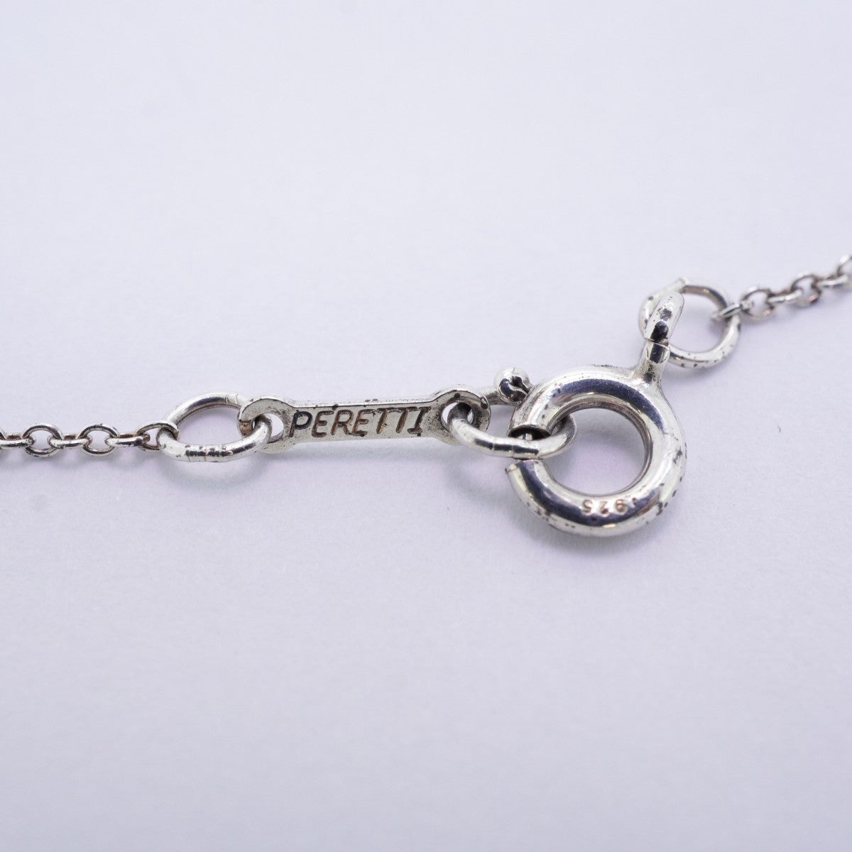 【6jeb0234-k】ティファニー ネックレス スモールクロス シルバー925【中古】レディース