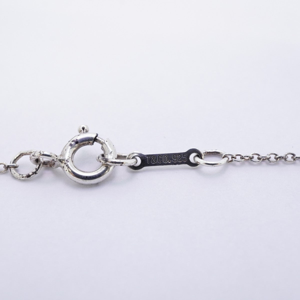 【6jeb0234-k】ティファニー ネックレス スモールクロス シルバー925【中古】レディース