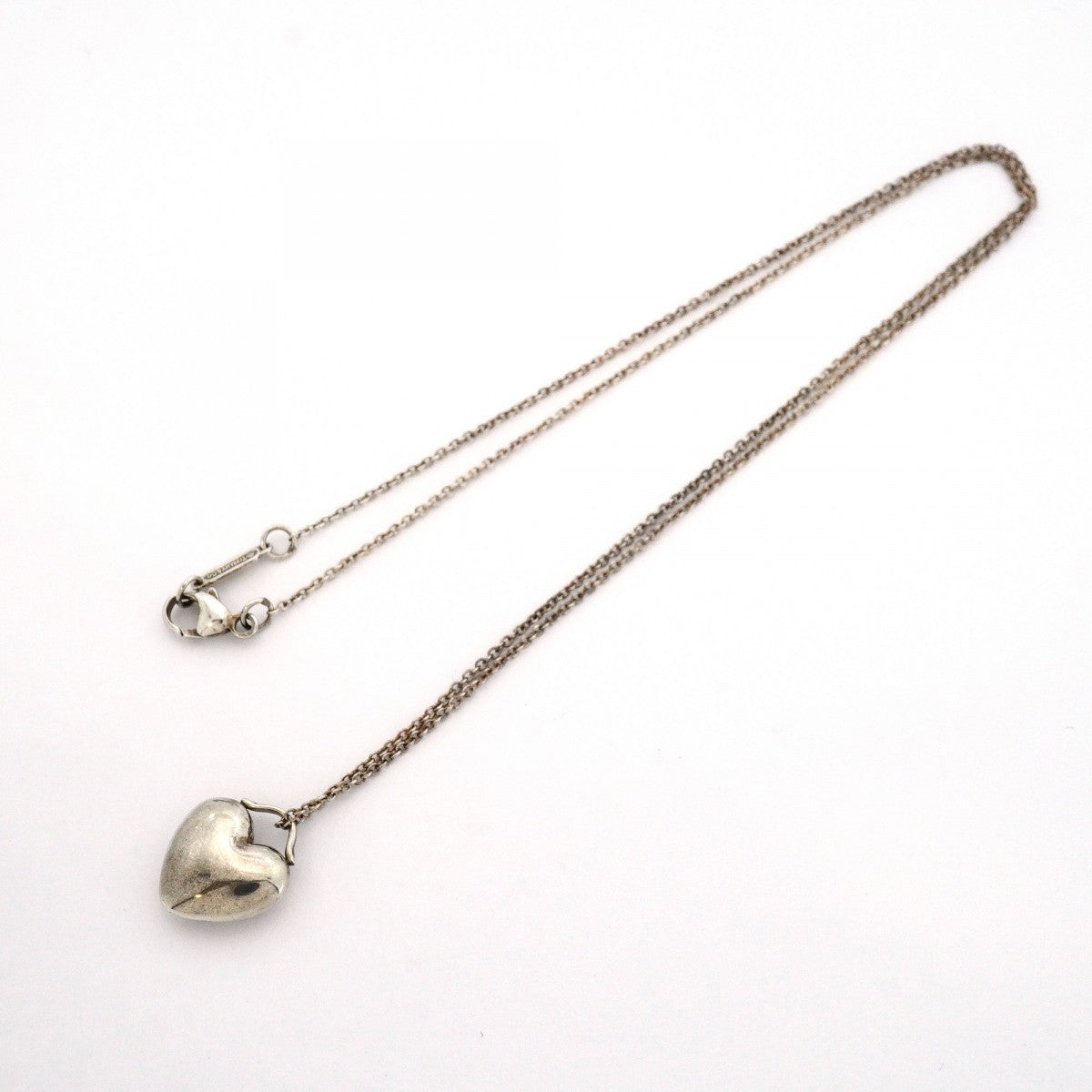 【6jeb0278-k】ティファニー ネックレス ハートモチーフ シルバー925【中古】レディース