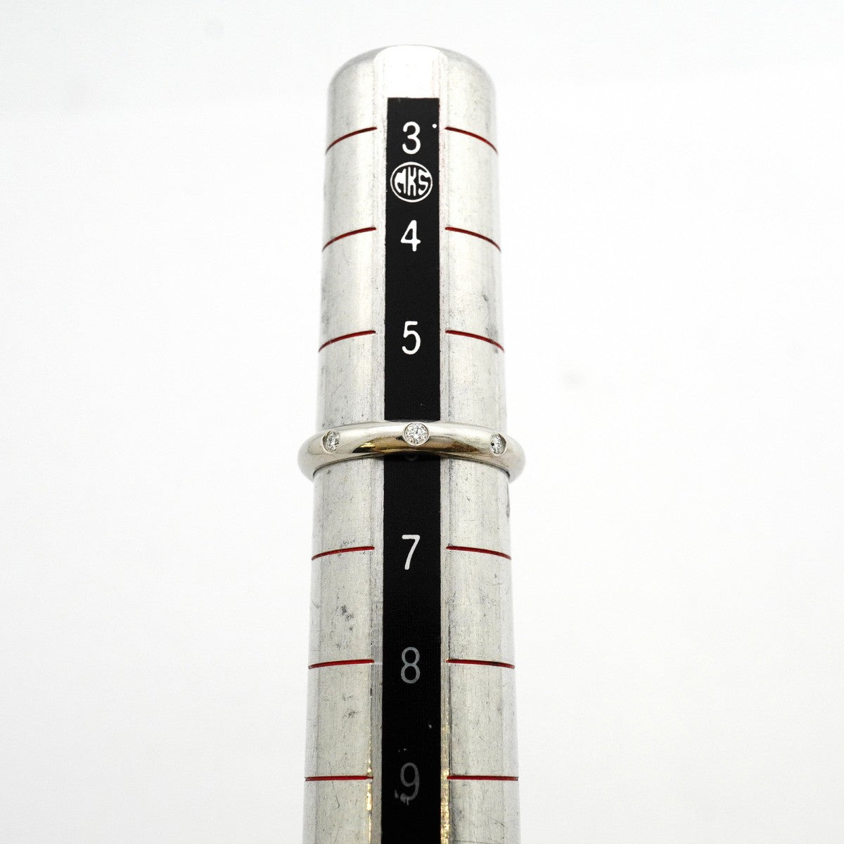 【6jeb0393】カルティエ リング クラシック 3PD Pt950 プラチナ ダイヤモンド ＃46【中古】レディース