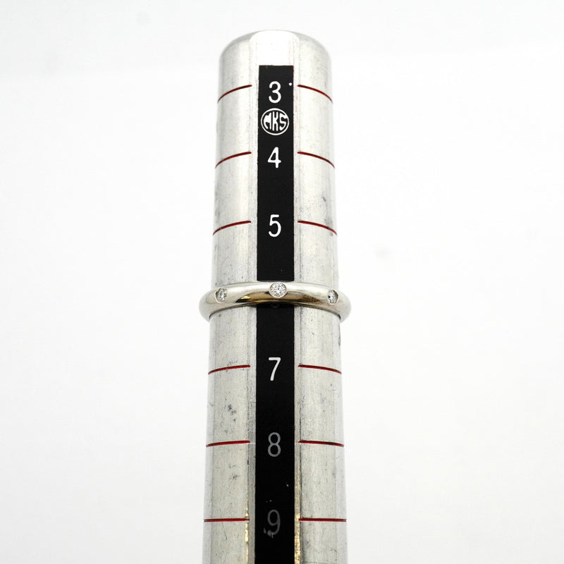 【6jeb0393】カルティエ リング クラシック 3PD Pt950 プラチナ ダイヤモンド ＃46【中古】レディース