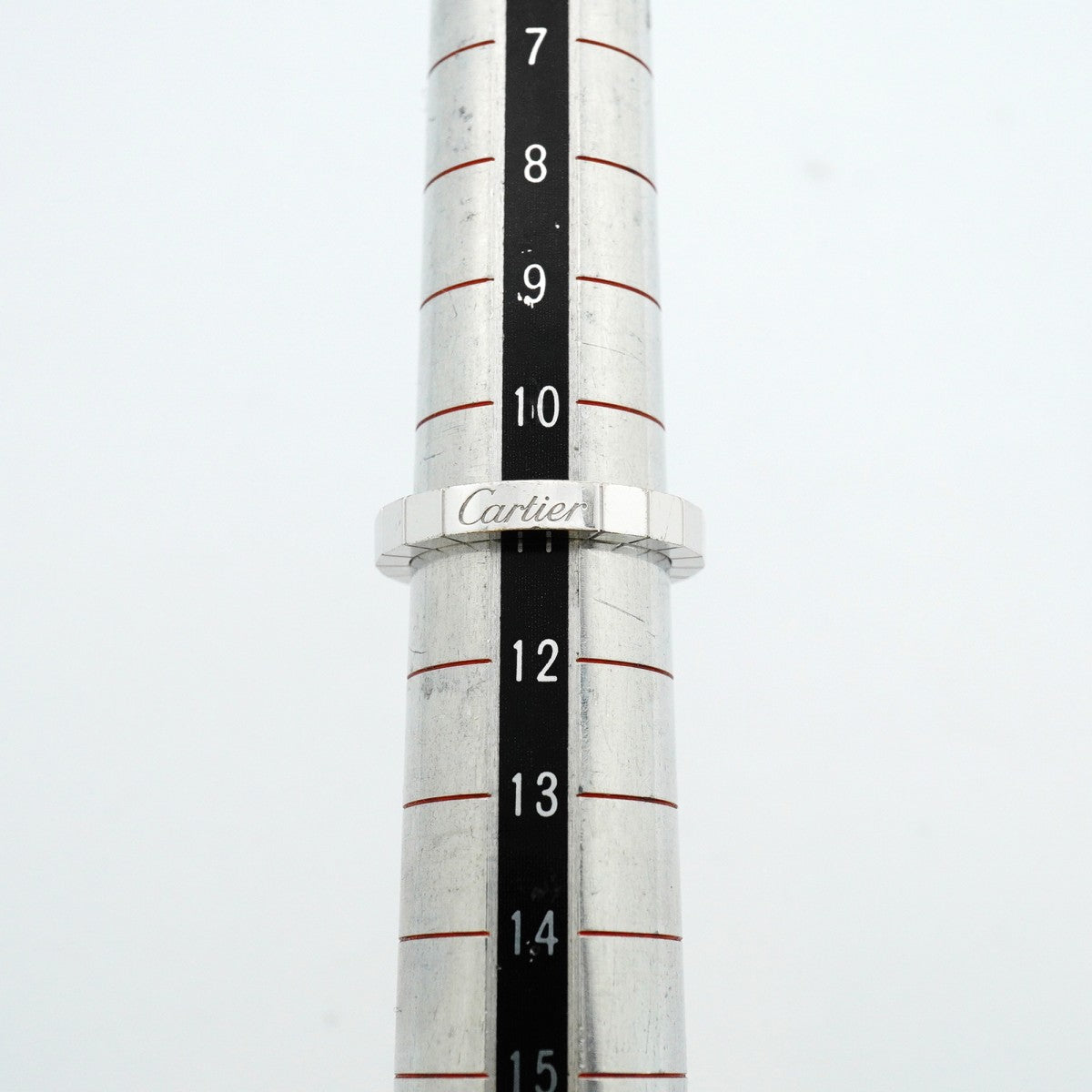 【6jeb0402】カルティエ リング ラニエール K18WG ホワイトゴールド ＃51【中古】レディース