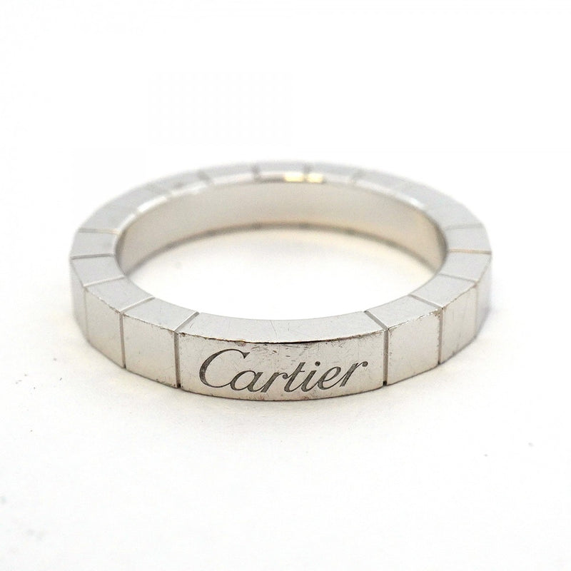 【6jeb0402】カルティエ リング ラニエール K18WG ホワイトゴールド ＃51【中古】レディース