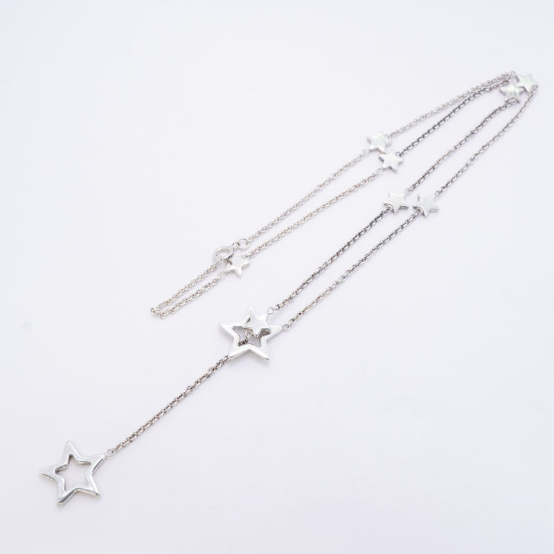 【6jeb0438-k】ティファニー ネックレス スターリンク/ラリアット シルバー925【中古】レディース