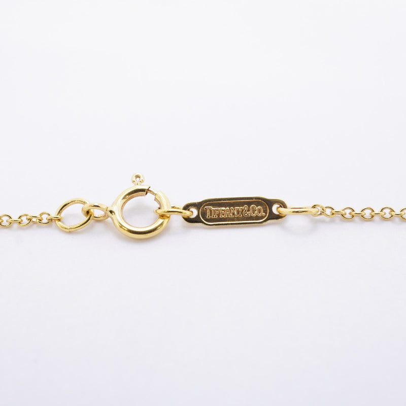 【6jeb0493】ティファニー ネックレス K18YG イエローゴールド シトリン オレンジ【中古】レディース