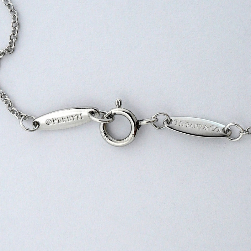 【6jeb0603】ティファニー ネックレス バイザヤード 1PD Pt950 プラチナ ダイヤモンド【中古】レディース