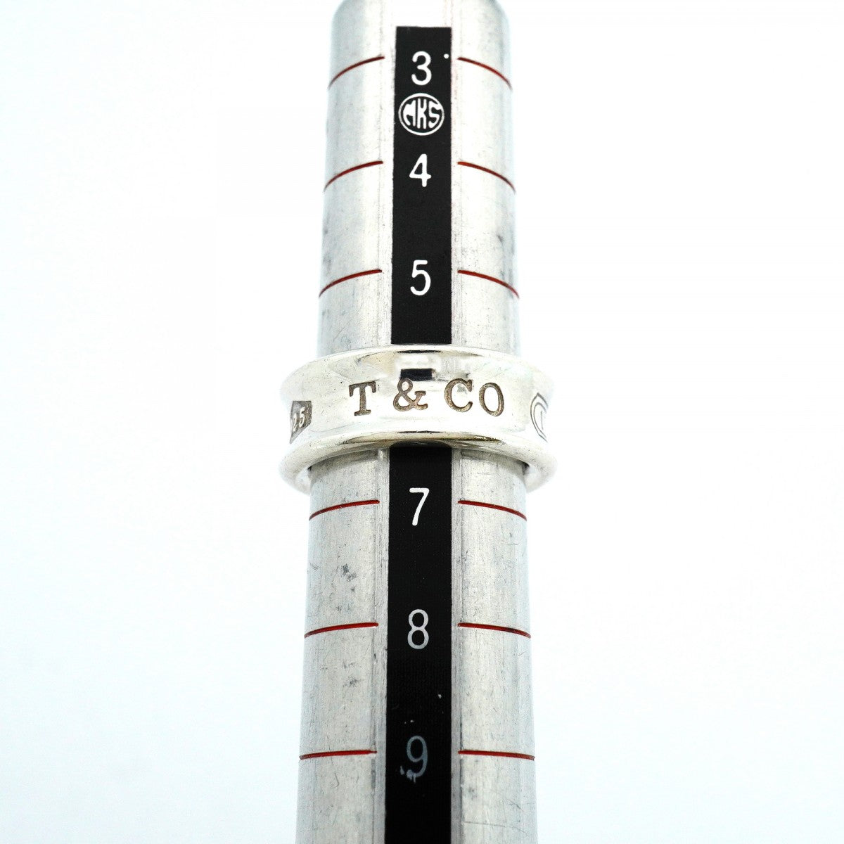【6jeb0611-k】ティファニー リング ナロー シルバー925 6.5号【中古】レディース