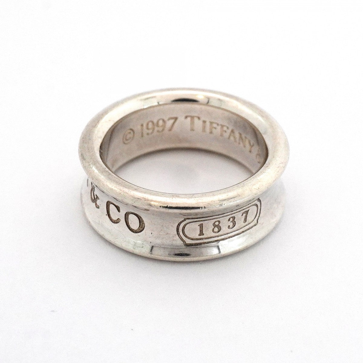 【6jeb0611-k】ティファニー リング ナロー シルバー925 6.5号【中古】レディース