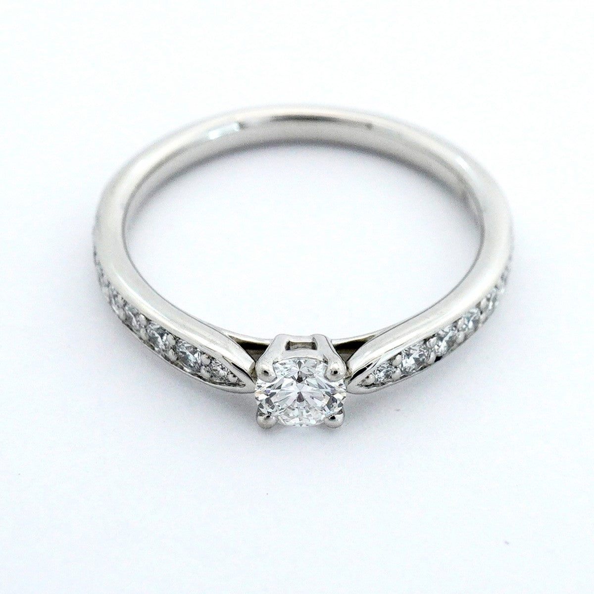 ★SALE【6jeb0628】ティファニー リング ハーモニー Pt950 プラチナ ダイヤモンド 0.20ct 9号【中古】レディース