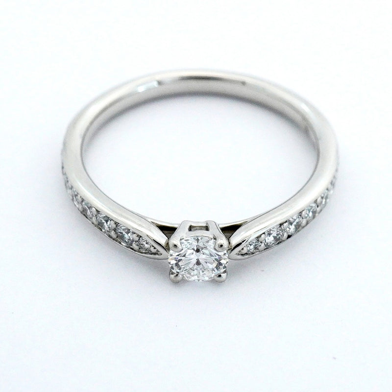 ★SALE【6jeb0628】ティファニー リング ハーモニー Pt950 プラチナ ダイヤモンド 0.20ct 9号【中古】レディース