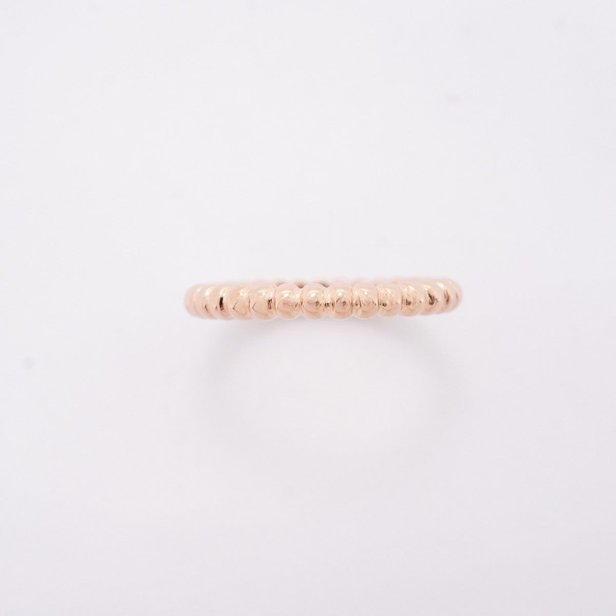 【6jeb0641】ヴァンクリーフ＆アーペル リング ペルレ K18PG ピンクゴールド ＃45【中古】レディース