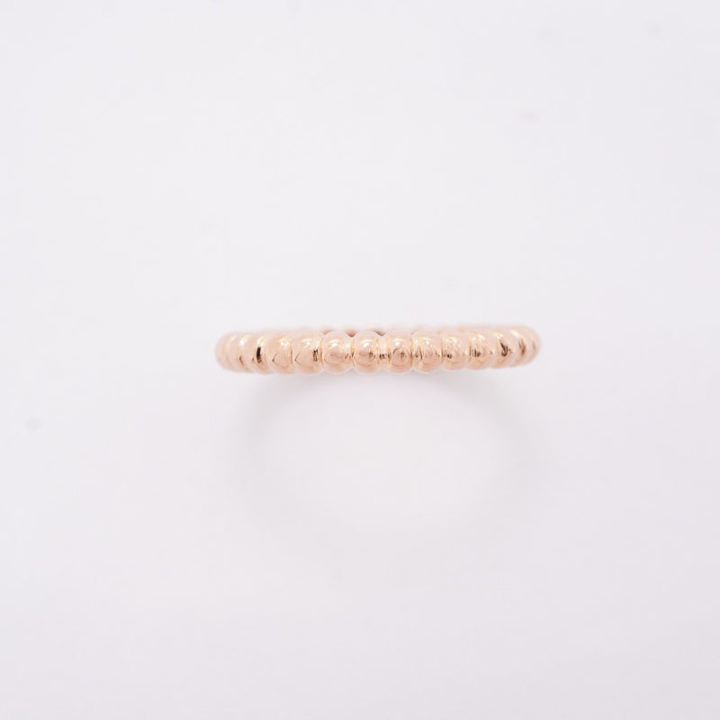 【6jeb0641】ヴァンクリーフ＆アーペル リング ペルレ K18PG ピンクゴールド ＃45【中古】レディース