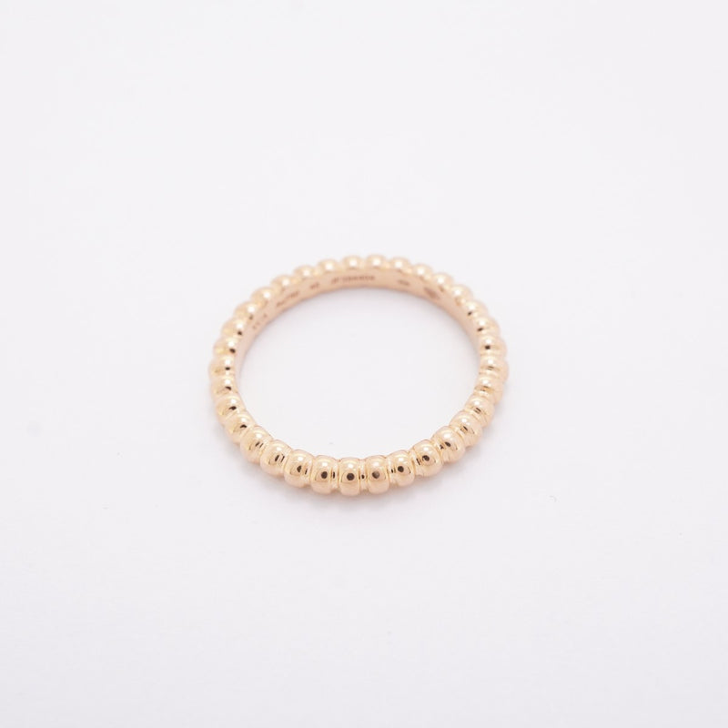 【6jeb0641】ヴァンクリーフ＆アーペル リング ペルレ K18PG ピンクゴールド ＃45【中古】レディース