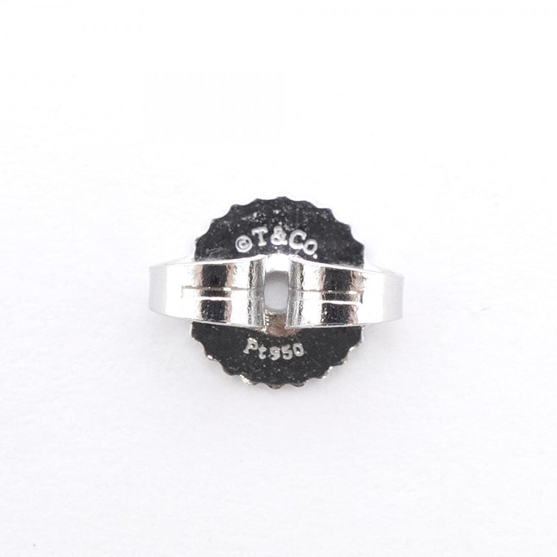 【6jeb0651】ティファニー ピアス ソリティア 1PD Pt950 プラチナ ダイヤモンド【中古】レディース