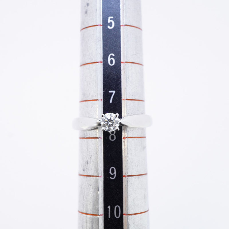 【6jeb0652】ティファニー リング ハーモニー 1PD Pt950 プラチナ ダイヤモンド 0.20ct 7.5号【中古】レディース