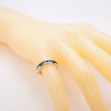 【6jeb0667】シャネル リング ウルトラコレクション K18WG ホワイトゴールド セラミック ブラック ＃47【中古】レディース