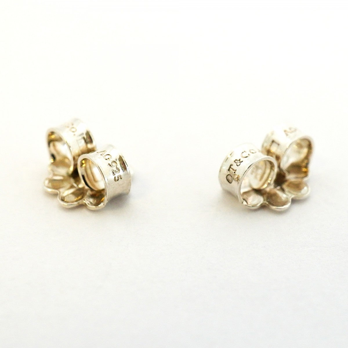 【6jeb0708-k】ティファニー ピアス ノーツ シルバー925【中古】レディース