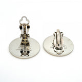 【6jeb0713-k】エルメス イヤリング セリエ メタル シルバー【中古】レディース