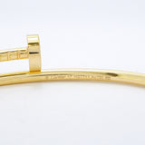 【6jeb0734】カルティエ バングル ジュストアンクル SM K18YG イエローゴールド【中古】メンズ レディース ユニセックス