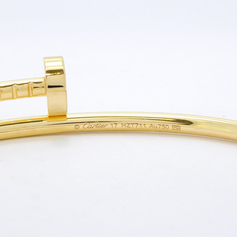 【6jeb0734】カルティエ バングル ジュストアンクル SM K18YG イエローゴールド【中古】メンズ レディース ユニセックス
