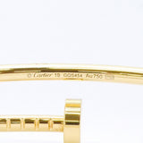 【6jeb0740】カルティエ バングル ジュストアンクル SM K18YG イエローゴールド【中古】メンズ